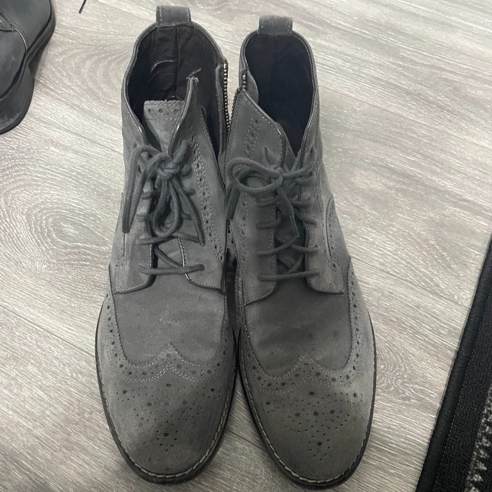 John Varvatos Laced and Zip-up boots Size 9